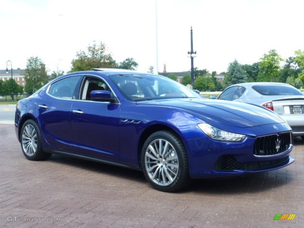 Blu Emozione (Blue) 2014 Maserati Ghibli S Q4 Exterior Photo #85307093