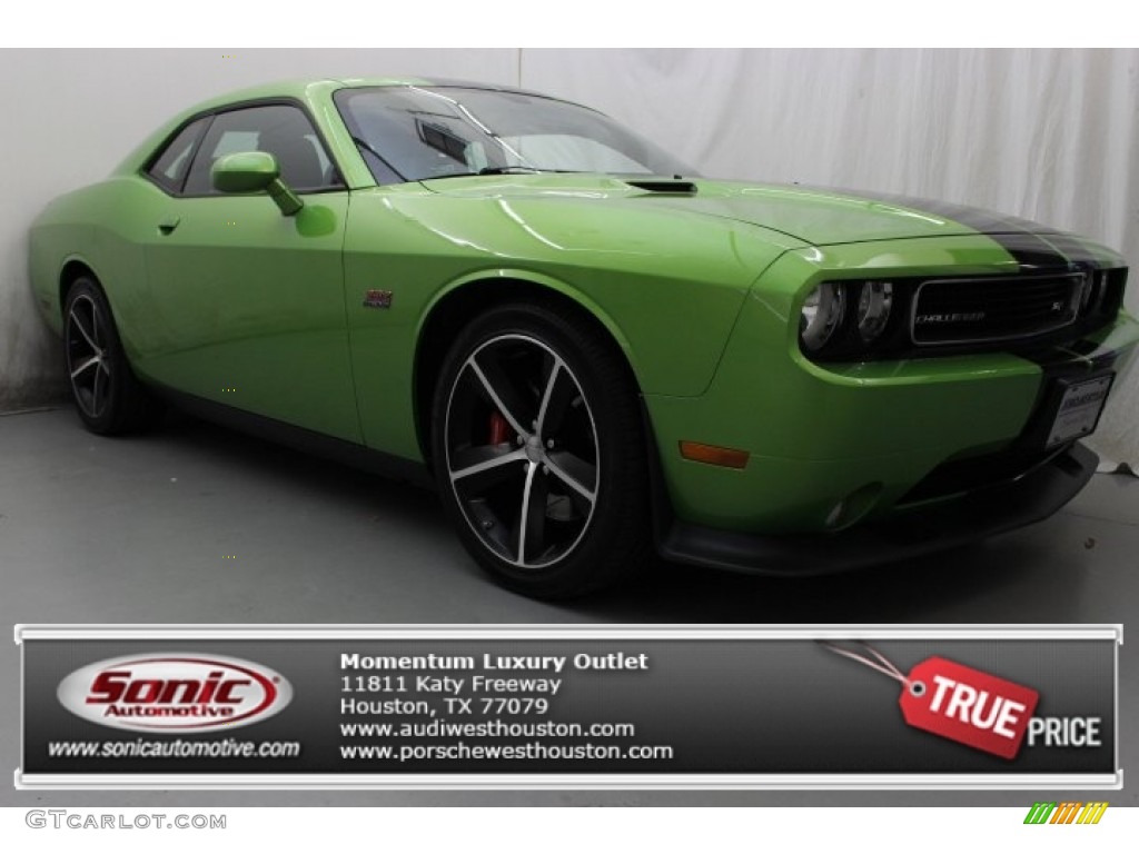 2011 Challenger SRT8 392 - Green with Envy / Dark Slate Gray photo #1