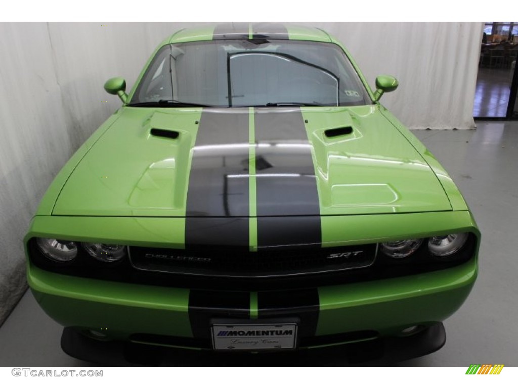 2011 Challenger SRT8 392 - Green with Envy / Dark Slate Gray photo #2