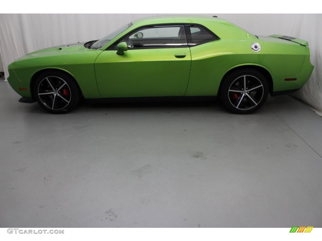 2011 Challenger SRT8 392 - Green with Envy / Dark Slate Gray photo #4