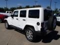 2014 Bright White Jeep Wrangler Unlimited Sahara 4x4  photo #8