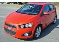 Inferno Orange Metallic - Sonic LTZ Hatch Photo No. 2