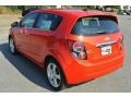 Inferno Orange Metallic - Sonic LTZ Hatch Photo No. 4