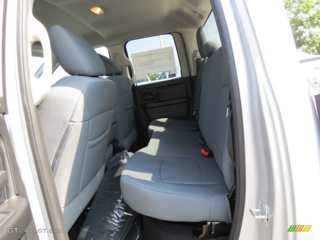 2014 1500 Express Quad Cab - Bright Silver Metallic / Black/Diesel Gray photo #8