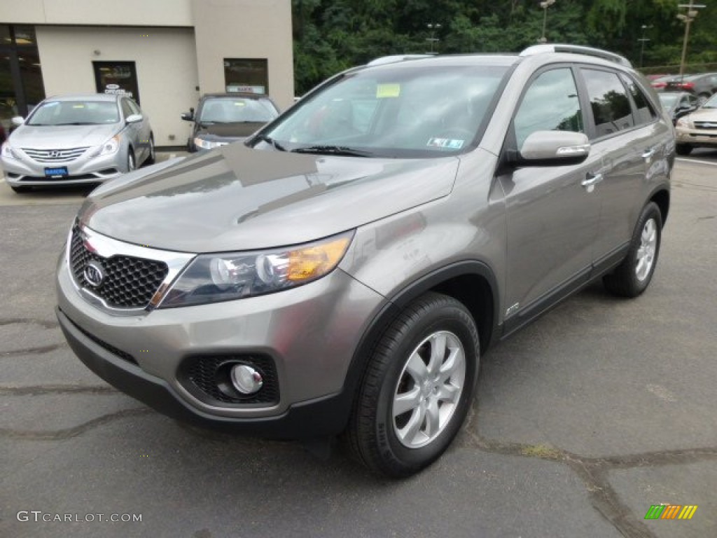 2011 Sorento LX AWD - Titanium Silver / Gray photo #3