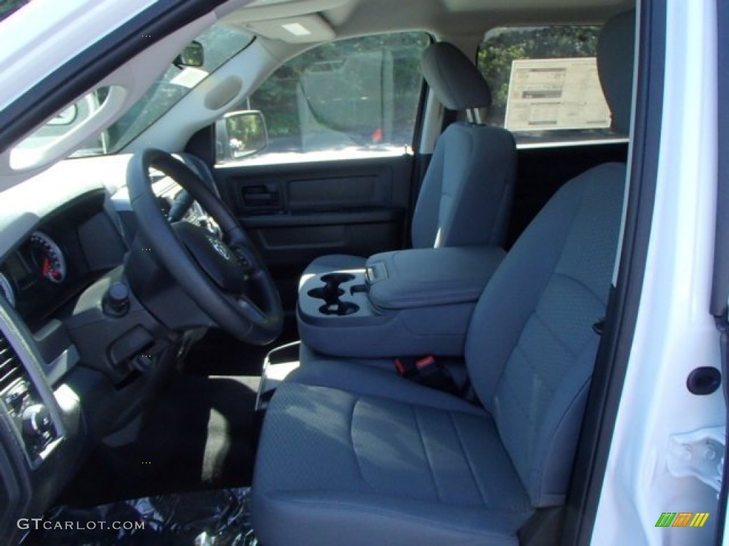 2014 1500 Express Crew Cab 4x4 - Bright White / Black/Diesel Gray photo #10