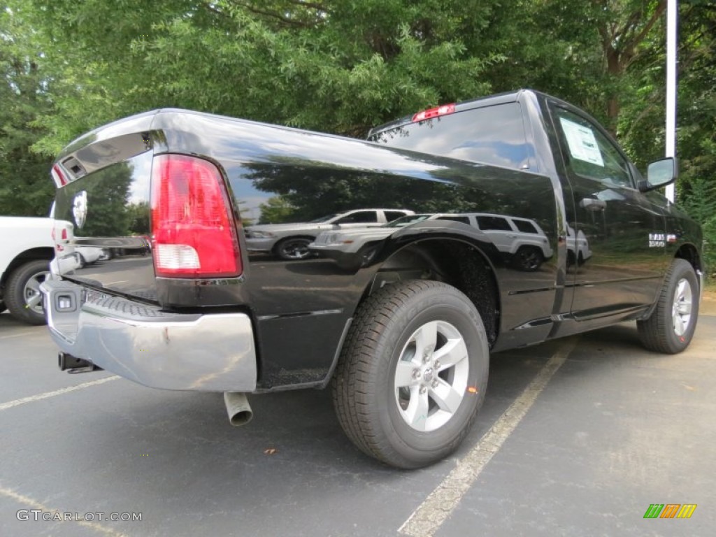 2014 1500 Tradesman Regular Cab - Black / Black/Diesel Gray photo #3