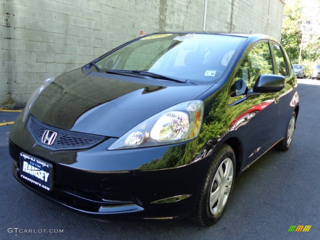 2010 Fit  - Crystal Black Pearl / Gray photo #1