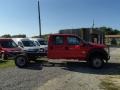 2014 Vermillion Red Ford F550 Super Duty XL Crew Cab 4x4 Chassis  photo #1