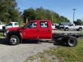 2014 Vermillion Red Ford F550 Super Duty XL Crew Cab 4x4 Chassis  photo #5