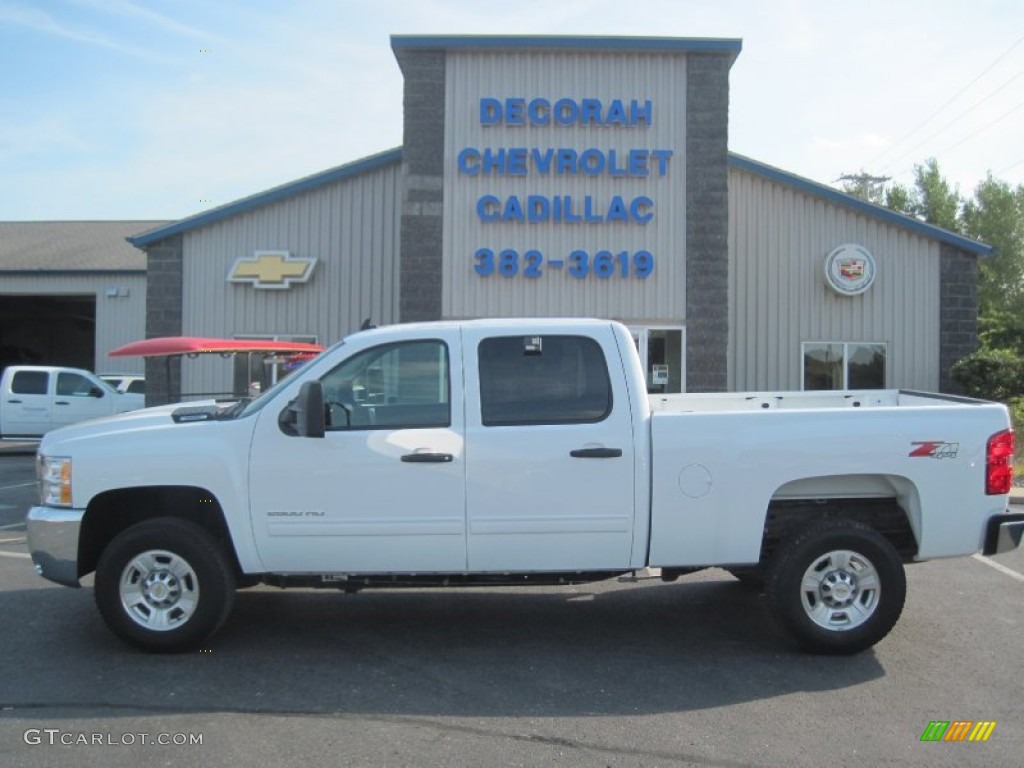 2010 Silverado 2500HD LT Crew Cab 4x4 - Summit White / Ebony photo #1