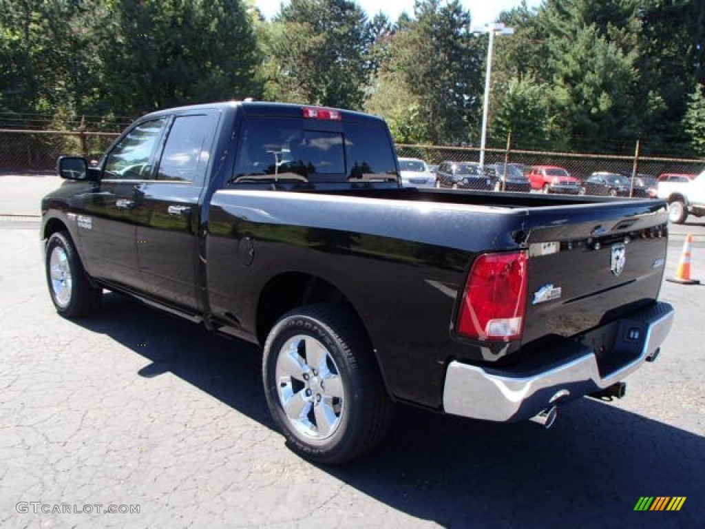 Black 2014 Ram 1500 Big Horn Quad Cab 4x4 Exterior Photo #85312454