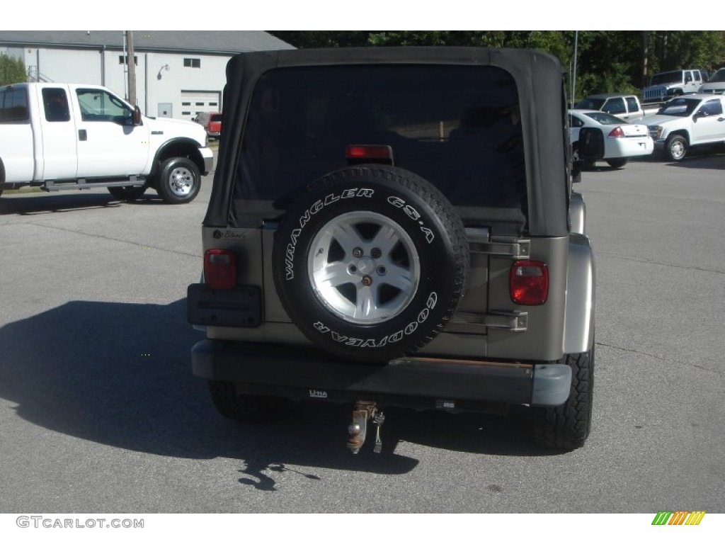 2004 Wrangler Sahara 4x4 - Light Khaki Metallic / Khaki photo #4