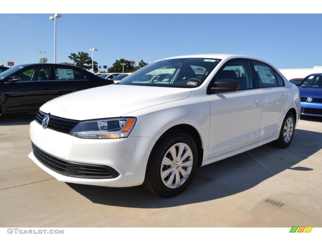 Pure White 2014 Volkswagen Jetta S Sedan Exterior Photo #85313515
