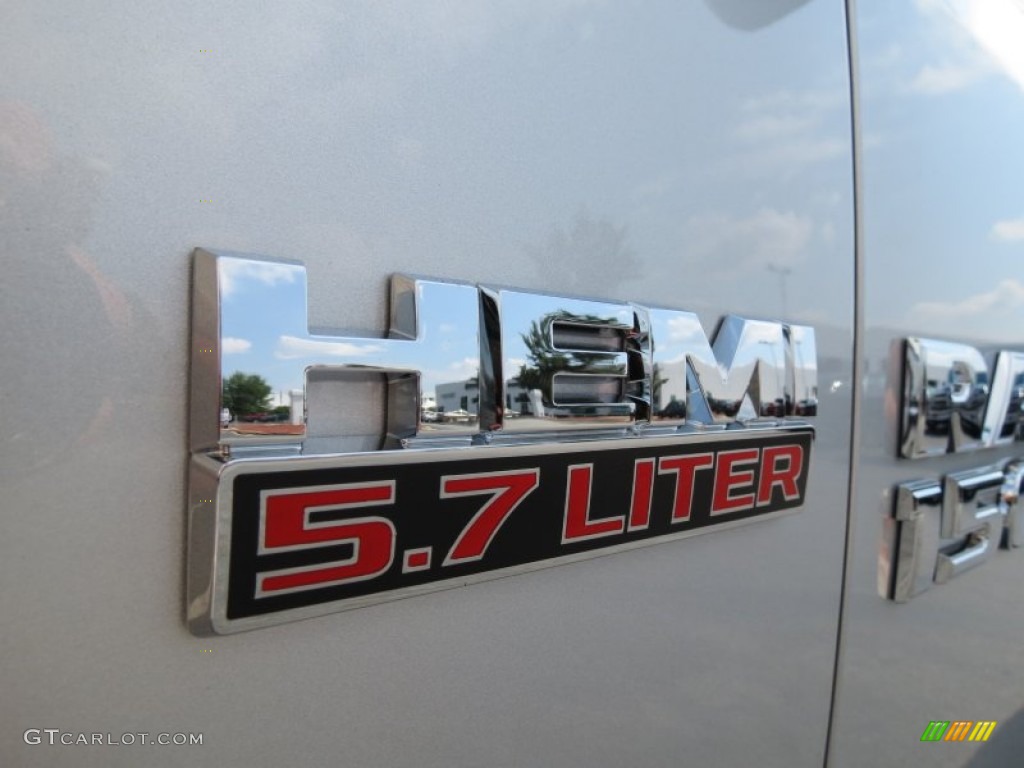 2014 1500 Express Crew Cab - Bright Silver Metallic / Black/Diesel Gray photo #6