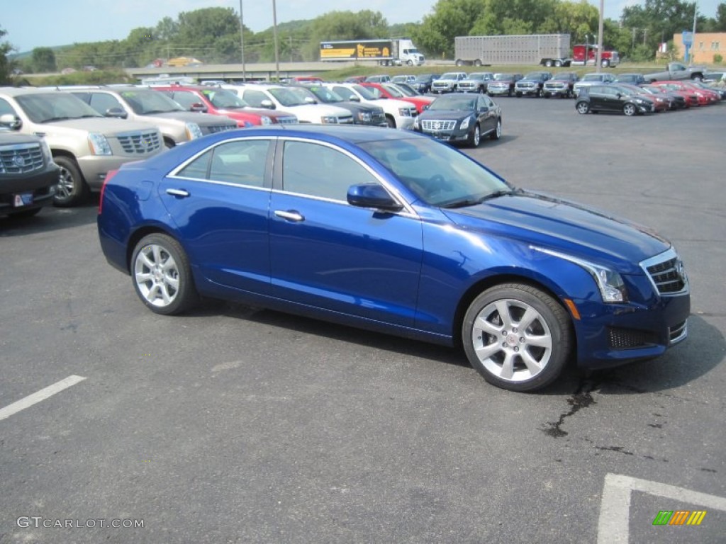 Opulent Blue Metallic 2014 Cadillac ATS 2.0L Turbo Exterior Photo #85313681