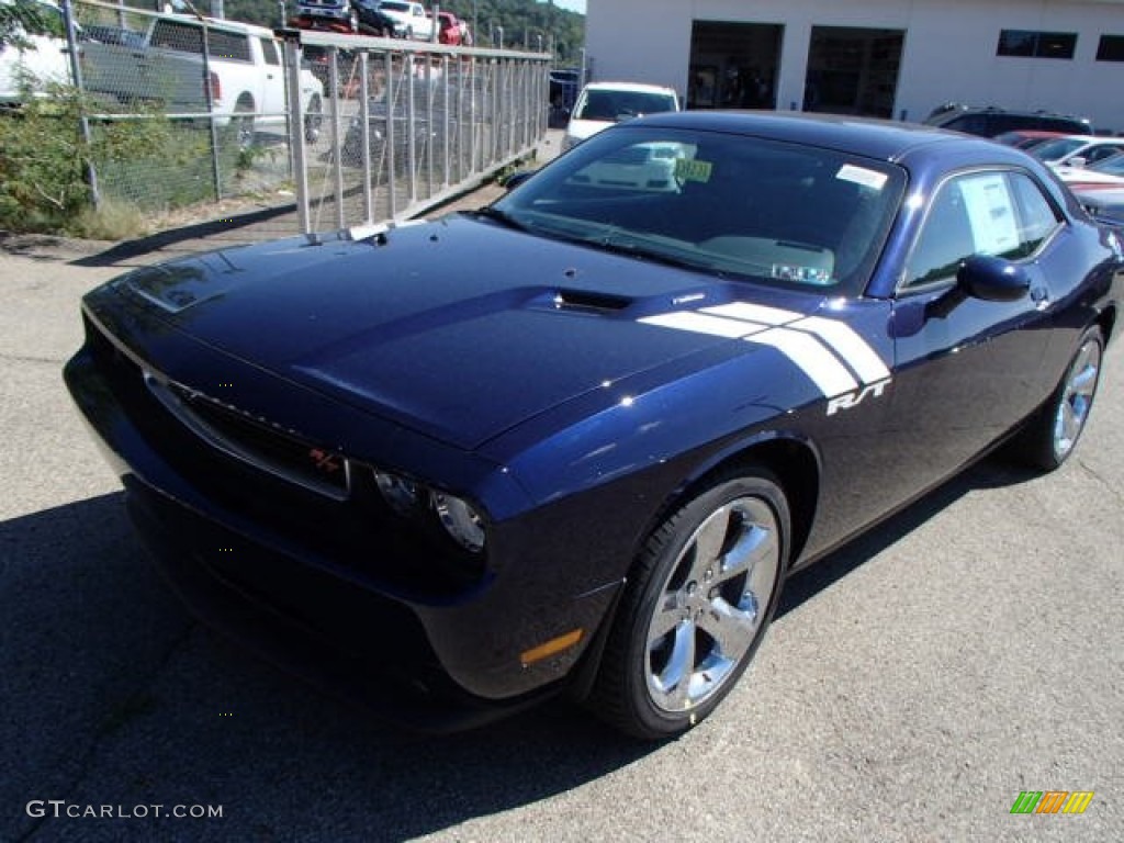 2014 Challenger R/T - Jazz Blue Pearl Coat / Dark Slate Gray photo #2