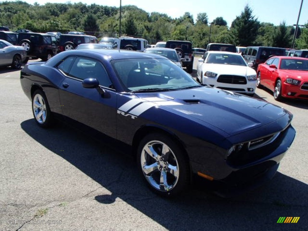 2014 Challenger R/T - Jazz Blue Pearl Coat / Dark Slate Gray photo #4