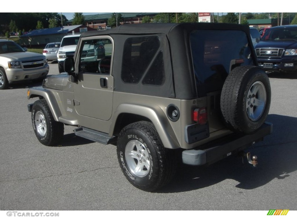 2004 Wrangler Sahara 4x4 - Light Khaki Metallic / Khaki photo #23