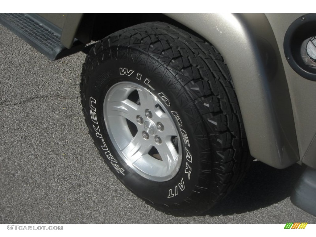 2004 Wrangler Sahara 4x4 - Light Khaki Metallic / Khaki photo #25