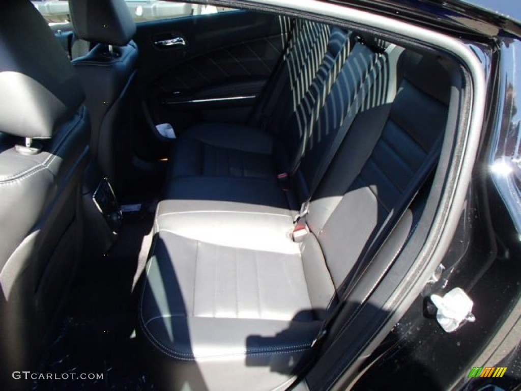 2014 Charger R/T Plus AWD - Phantom Black Tri-Coat Pearl / Black photo #11