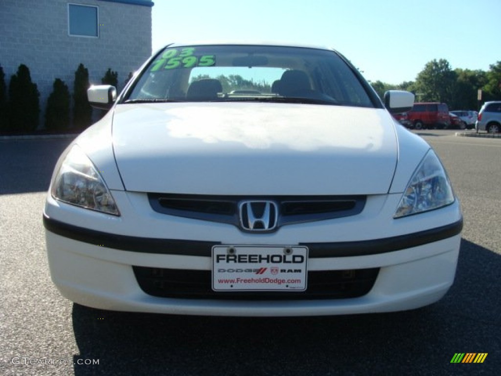 2003 Accord LX Sedan - Taffeta White / Ivory photo #2