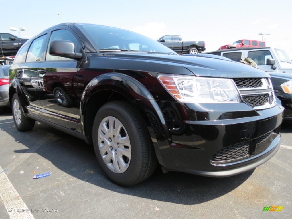 Pitch Black 2014 Dodge Journey Amercian Value Package Exterior Photo #85315040