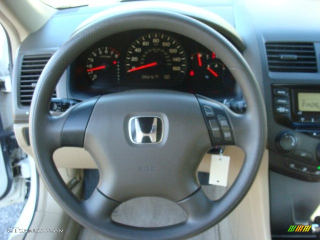 2003 Accord LX Sedan - Taffeta White / Ivory photo #11