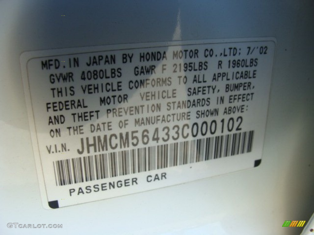 2003 Accord LX Sedan - Taffeta White / Ivory photo #15