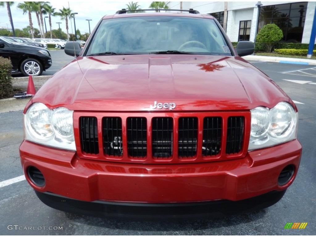 Inferno Red Crystal Pearl 2005 Jeep Grand Cherokee Laredo Exterior Photo #85315886