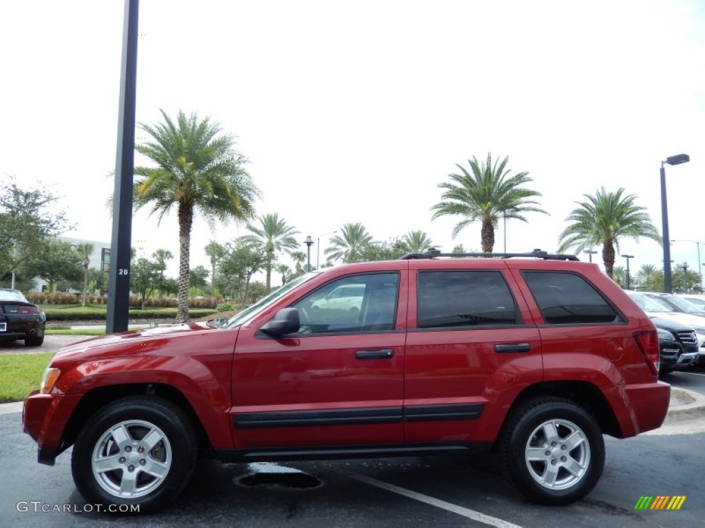 Inferno Red Crystal Pearl 2005 Jeep Grand Cherokee Laredo Exterior Photo #85315937