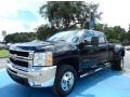 2010 Black Chevrolet Silverado 3500HD LTZ Crew Cab 4x4 Dually  photo #1