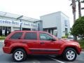 2005 Inferno Red Crystal Pearl Jeep Grand Cherokee Laredo  photo #8