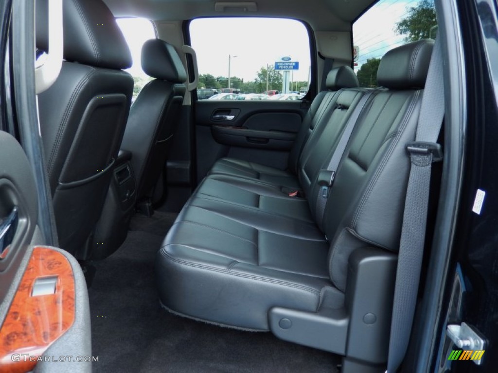 2010 Chevrolet Silverado 3500HD LTZ Crew Cab 4x4 Dually Rear Seat Photo #85316421