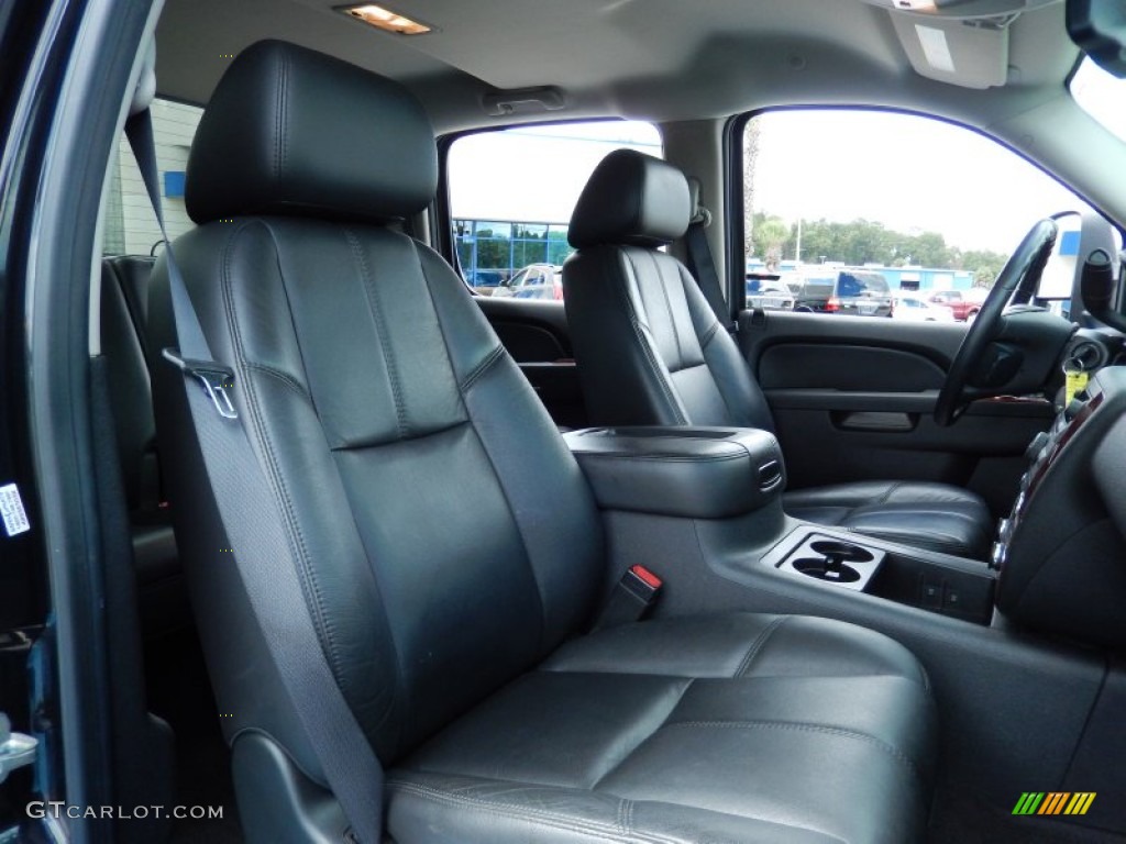 Ebony Interior 2010 Chevrolet Silverado 3500HD LTZ Crew Cab 4x4 Dually Photo #85316489