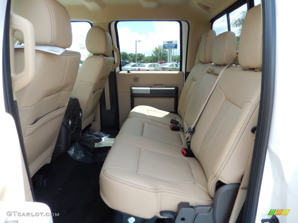 2014 Ford F350 Super Duty Lariat Crew Cab Dually Rear Seat Photo #85316897