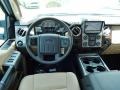 2014 White Platinum Tri-Coat Ford F350 Super Duty Lariat Crew Cab Dually  photo #8