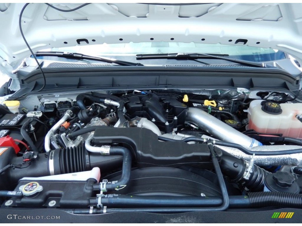 2014 Ford F350 Super Duty Lariat Crew Cab Dually Engine Photos