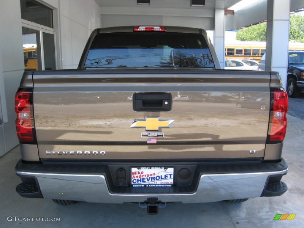 2014 Silverado 1500 LT Crew Cab 4x4 - Brownstone Metallic / Jet Black/Dark Ash photo #15