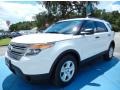2014 Oxford White Ford Explorer FWD  photo #1