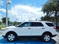2014 Oxford White Ford Explorer FWD  photo #2
