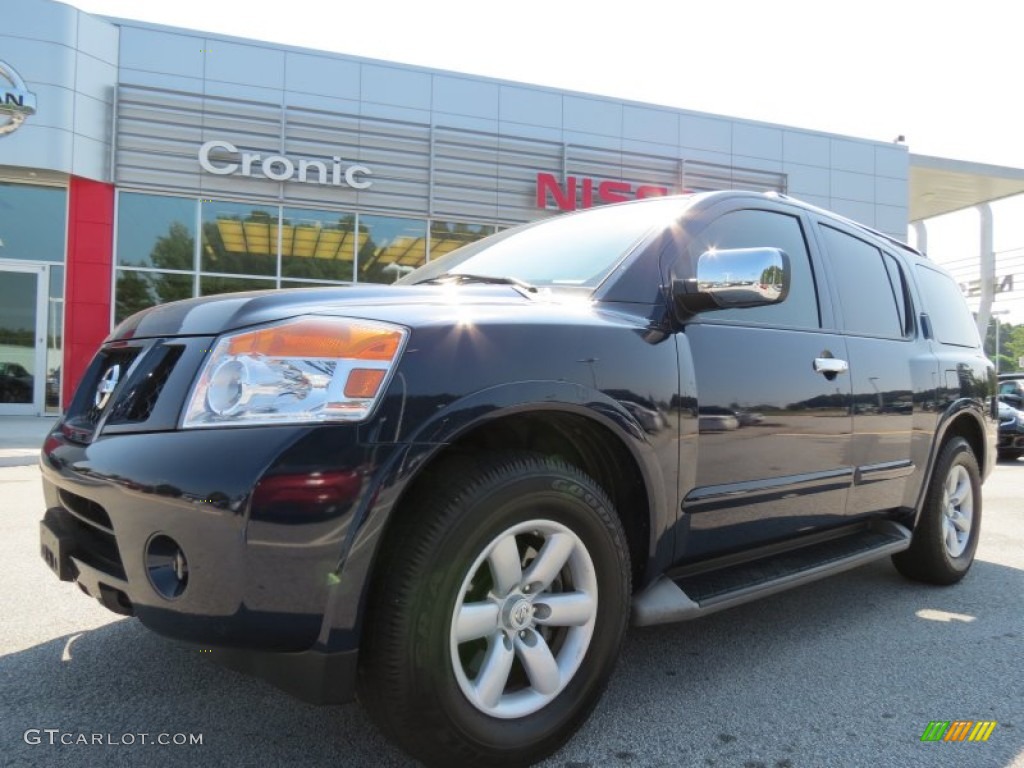 Navy Blue Pearl Nissan Armada