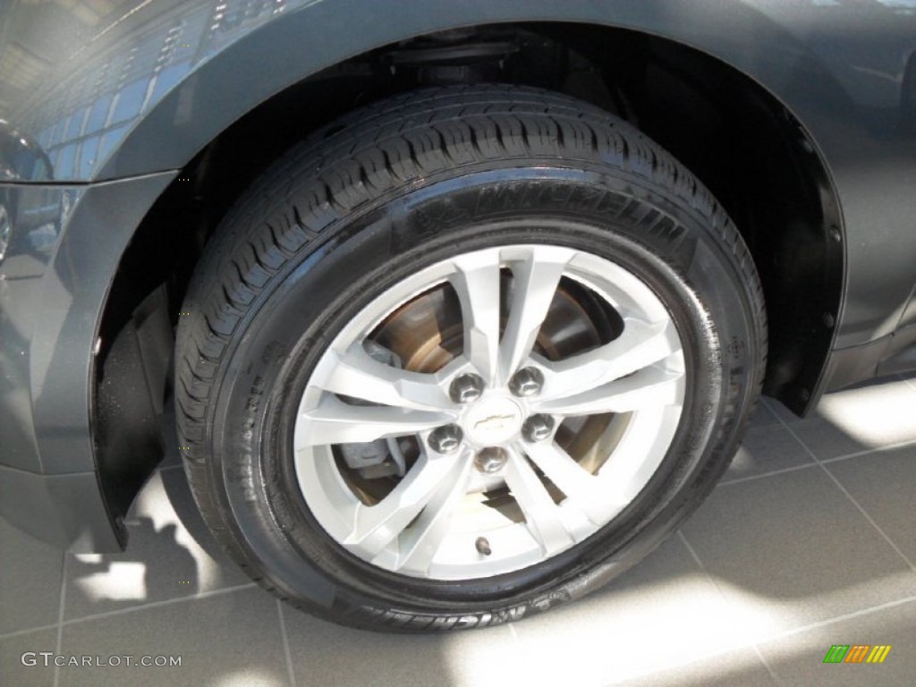 2011 Equinox LT AWD - Twilight Blue Metallic / Jet Black photo #21