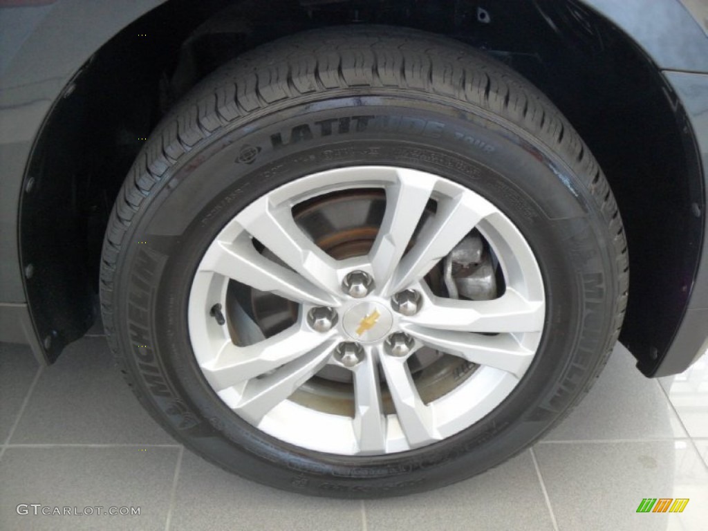 2011 Equinox LT AWD - Twilight Blue Metallic / Jet Black photo #22