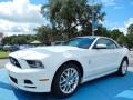2014 Oxford White Ford Mustang V6 Convertible  photo #1