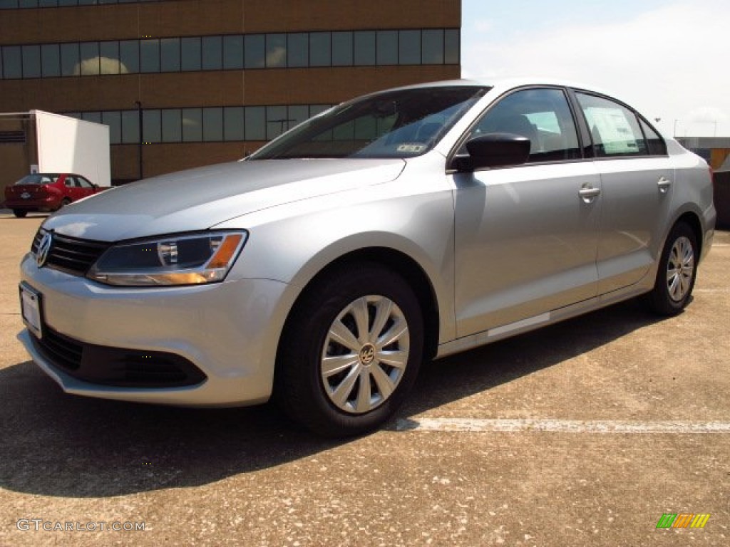 Reflex Silver Metallic 2014 Volkswagen Jetta S Sedan Exterior Photo #85318718