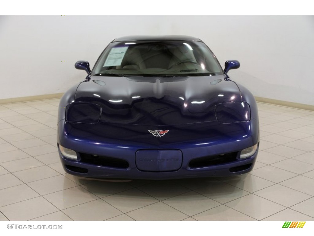 2004 Corvette Coupe - LeMans Blue Metallic / Shale photo #3
