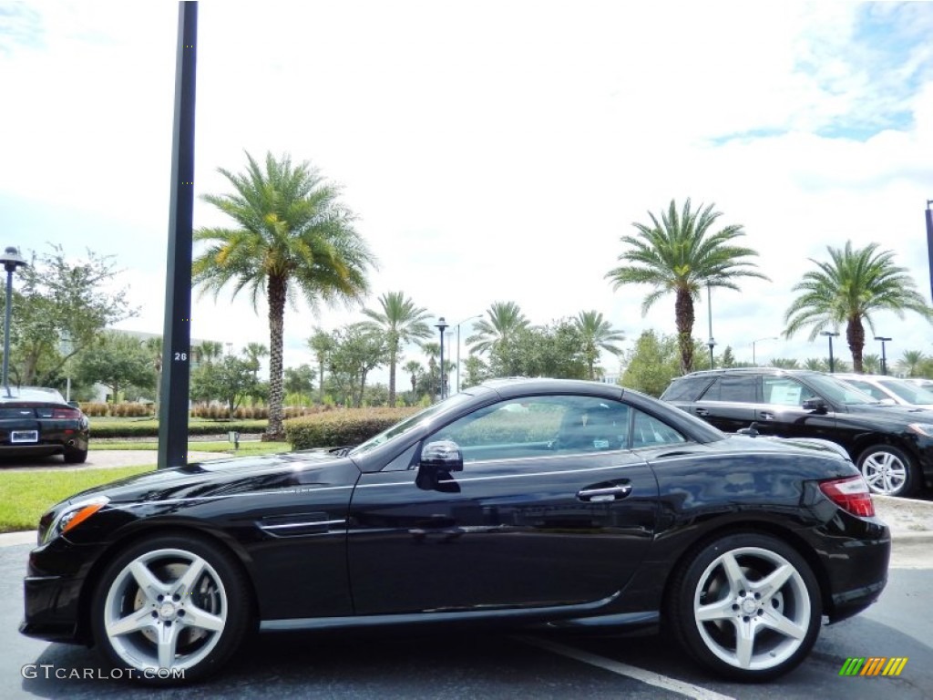 Black 2014 Mercedes-Benz SLK 350 Roadster Exterior Photo #85318805