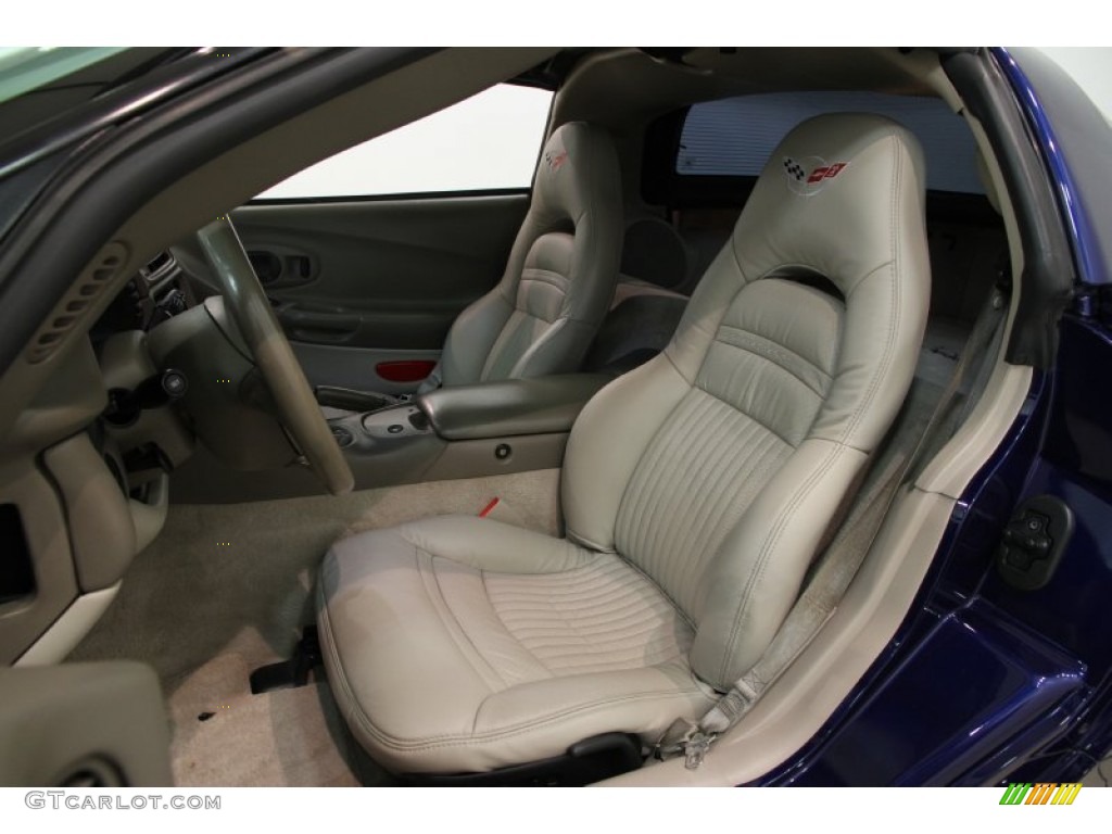 2004 Corvette Coupe - LeMans Blue Metallic / Shale photo #5