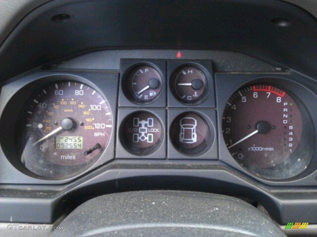 2001 Mitsubishi Montero Limited 4x4 Gauges Photo #85318826